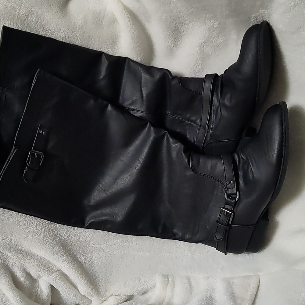 Journee Collection Faux Leather Boots